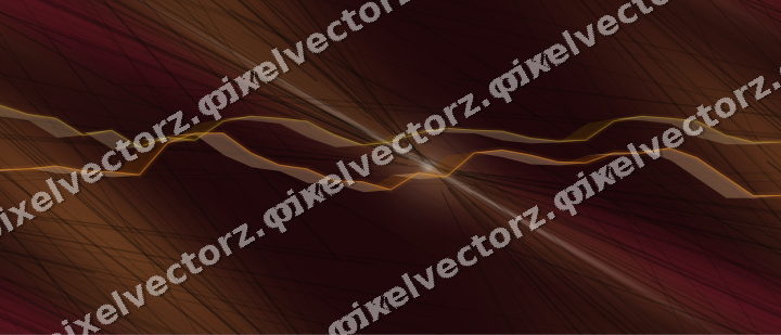 Nahtloser Neon Diagramm Hintergrund in Orange und Bernstein