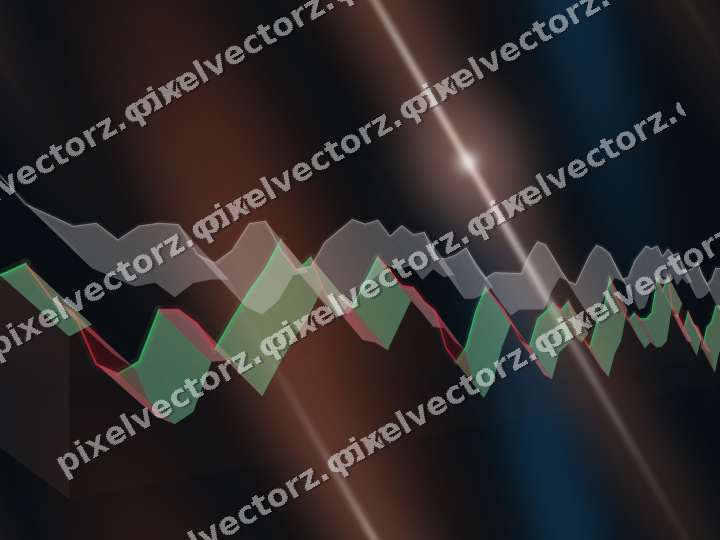Nahtloser Neon Diagramm Hintergrund in Orange und Türkis