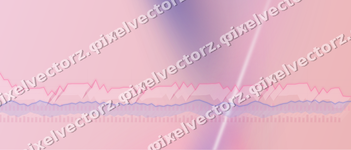 Soft pastel chart background in pink and blue