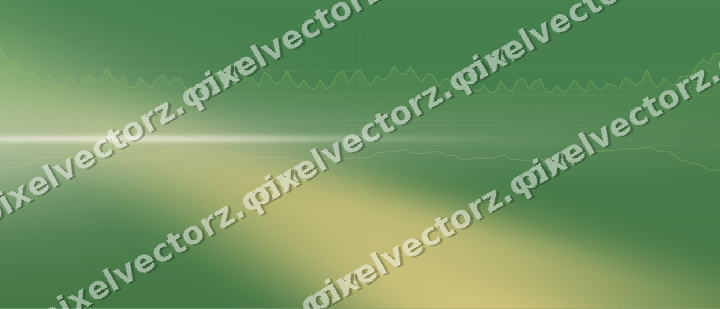Glowing neon chart background in lime and yellow