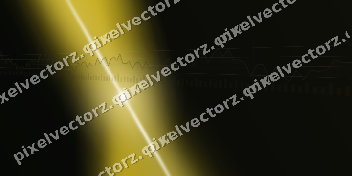 Glowing neon chart background in amber and yellow