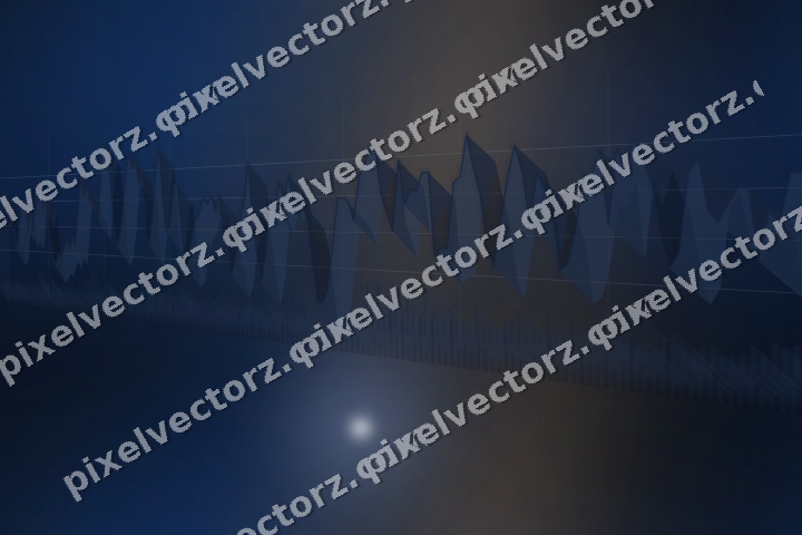 Nahtloser Neon Diagramm Hintergrund in Blau und Rot