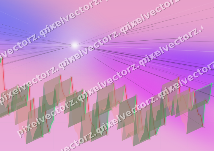 Soft pastel chart background in purple and blue