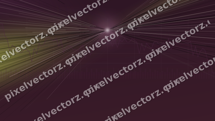 Glowing neon chart background in dark magenta and lime