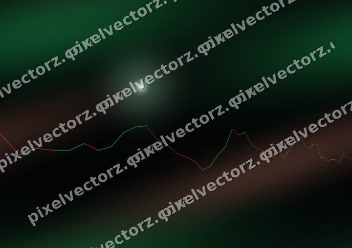 Nahtloser Neon Diagramm Hintergrund in Grün und Rot