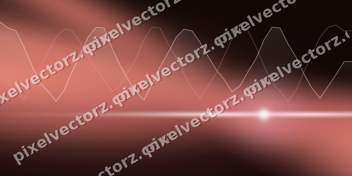 Glowing neon chart background in pink and red