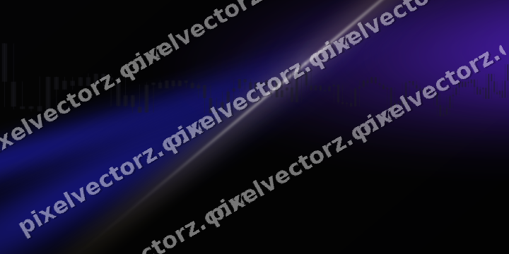 Glowing neon chart background in blue and purple