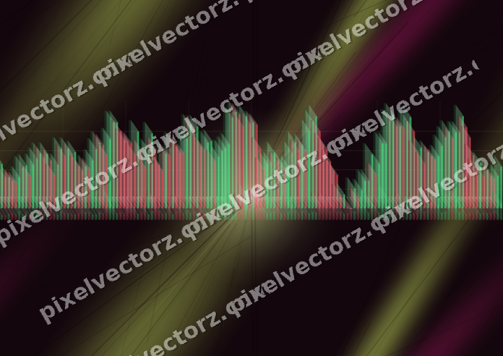 Nahtloser Neon Diagramm Hintergrund in Limette und Rosa