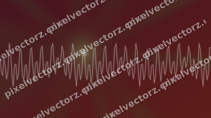 Glowing neon chart background in dark lime and dark pink