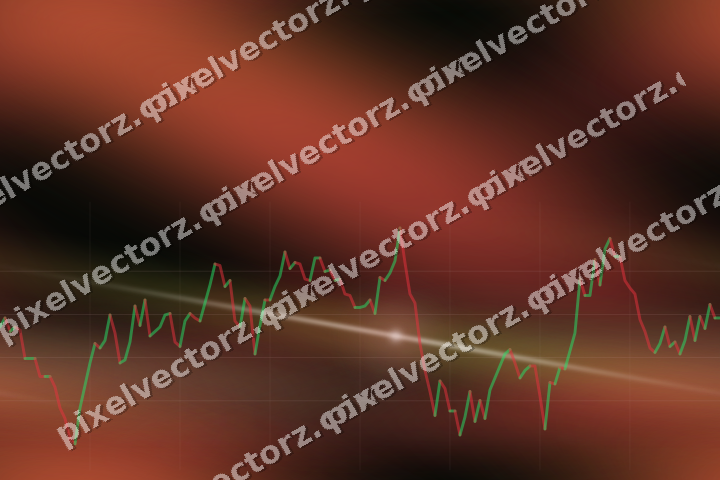Nahtloser Neon Diagramm Hintergrund in Rot und Orange
