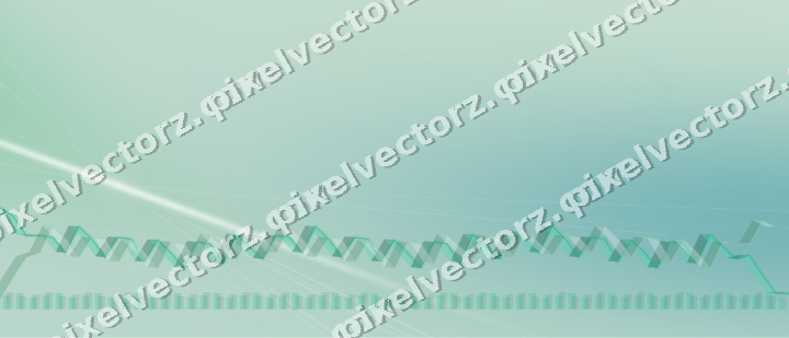 Soft pastel chart background in green and teal