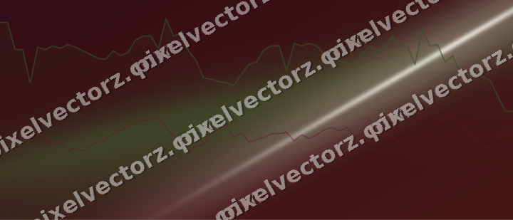 Glowing neon chart background in dark lime and dark pink