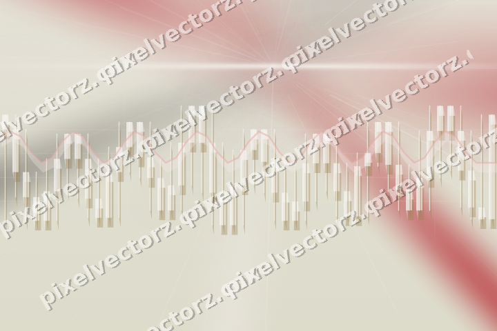 Soft pastel chart background in red and pale amber