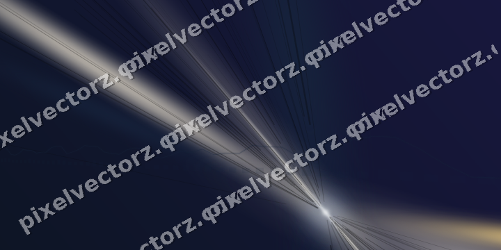 Glowing neon chart background in dark blue and amber