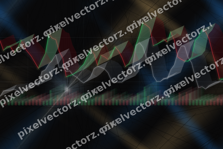 Nahtloser Neon Diagramm Hintergrund in Blau und Rot