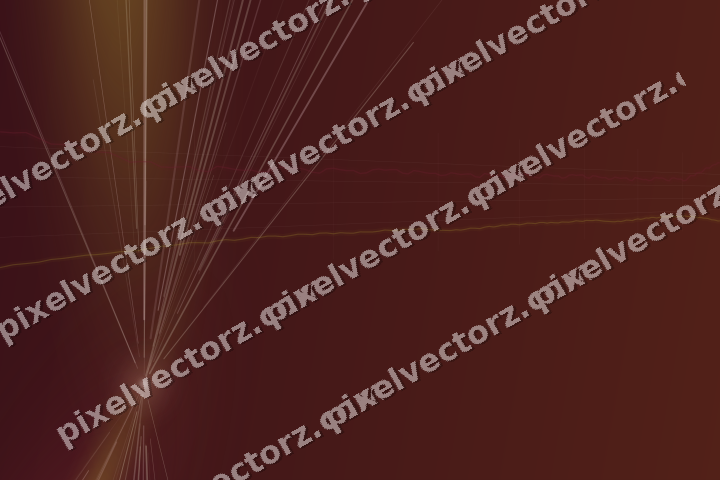 Glowing neon chart background in dark pink and red