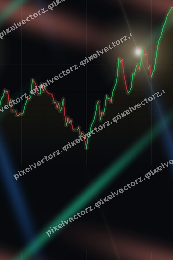 Nahtloser Neon Diagramm Hintergrund in Bernstein und Grün