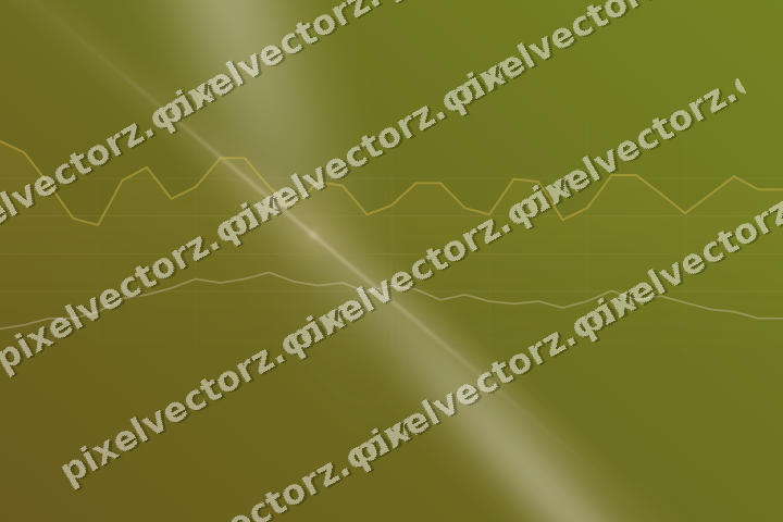 Glowing neon chart background in amber and pale orange