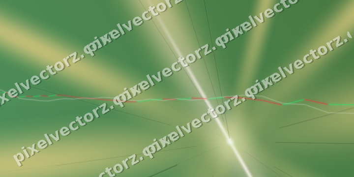 Glowing neon chart background in lime and yellow