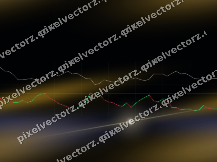 Nahtloser Neon Diagramm Hintergrund in Bernstein und Blau