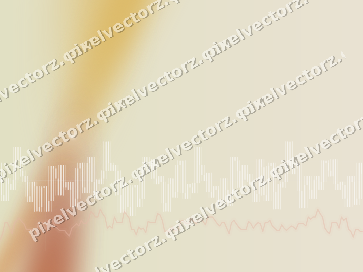 Soft pastel chart background in orange and amber
