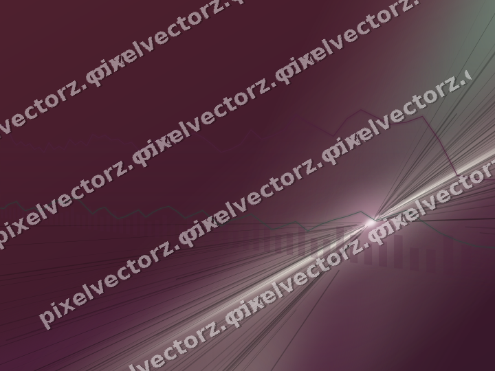 Glowing neon chart background in dark magenta and pink