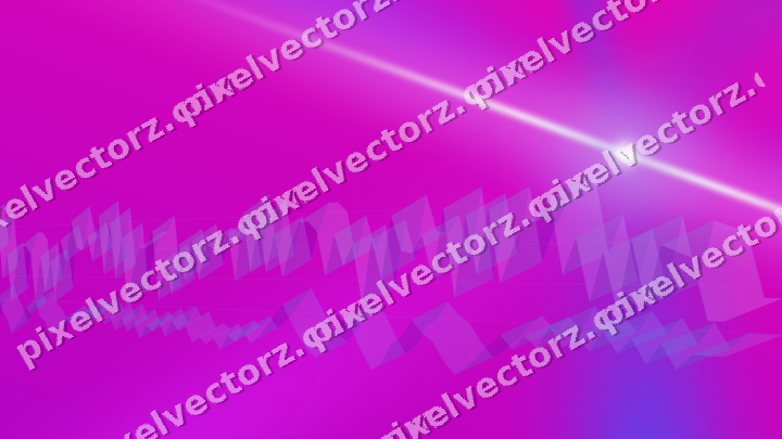 Glowing neon chart background in purple and blue