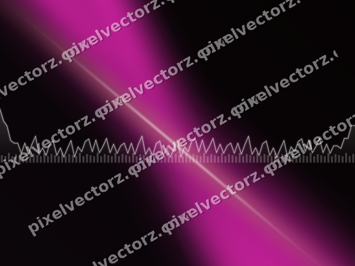 Glowing neon chart background in magenta and lime