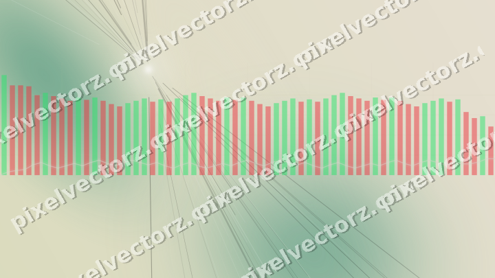 Soft pastel chart background in amber and green