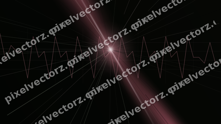 Glowing neon chart background in pink and lime