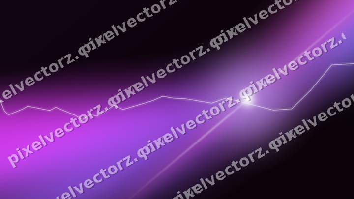 Glowing neon chart background in purple and blue