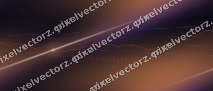 Nahtloser Neon Diagramm Hintergrund in Orange und Blau
