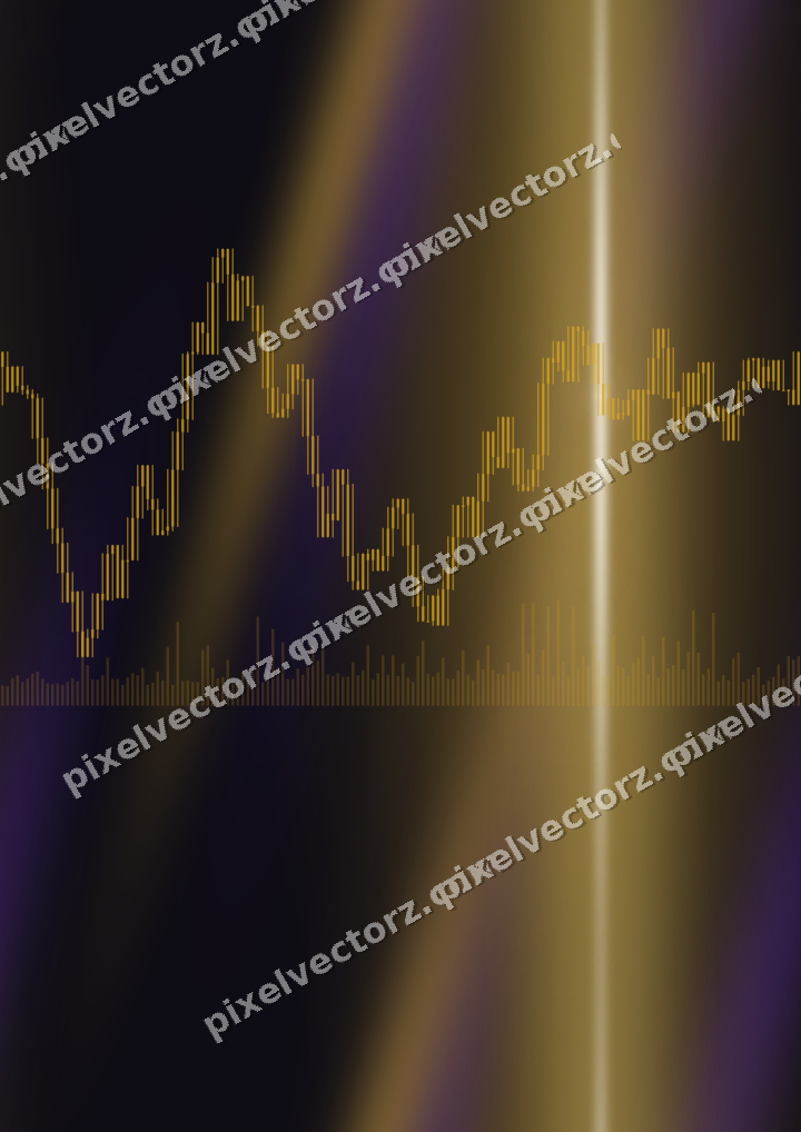 Nahtloser Neon Diagramm Hintergrund in Bernstein und Violett