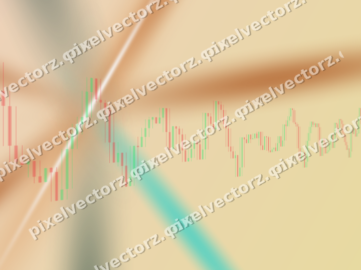 Soft pastel chart background in orange and teal