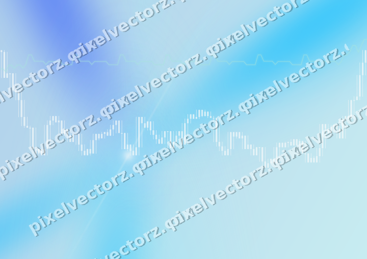 Soft pastel chart background in cyan and teal