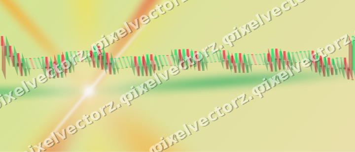 Soft pastel chart background in red and orange