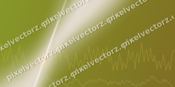Glowing neon chart background in amber and pale orange