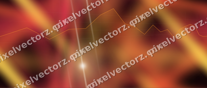Nahtloser Neon Diagramm Hintergrund in Orange und Bernstein