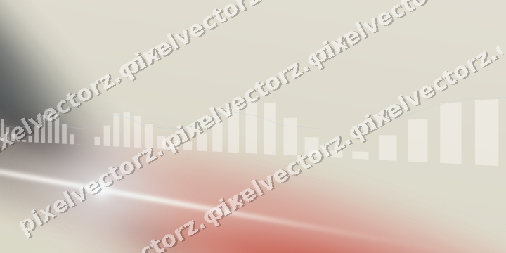 Soft pastel chart background in red and pale amber