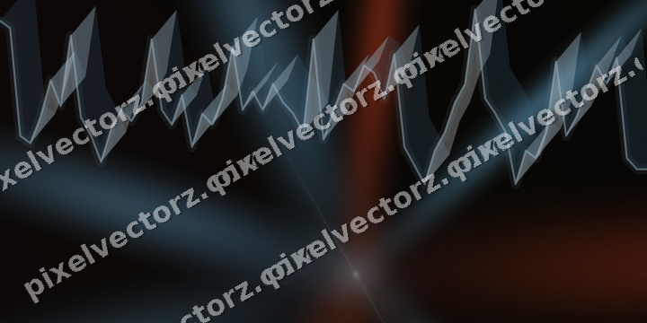 Glowing neon chart background in cyan and red