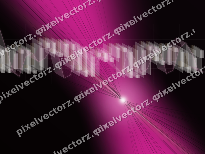Glowing neon chart background in magenta and pink