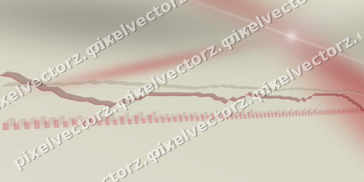 Soft pastel chart background in red and pale amber