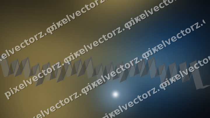 Glowing neon chart background in blue and amber