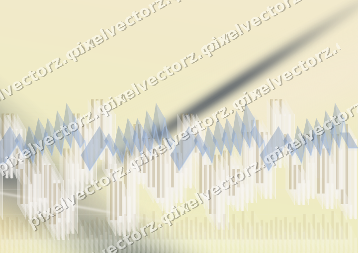 Soft pastel chart background in dark blue and amber