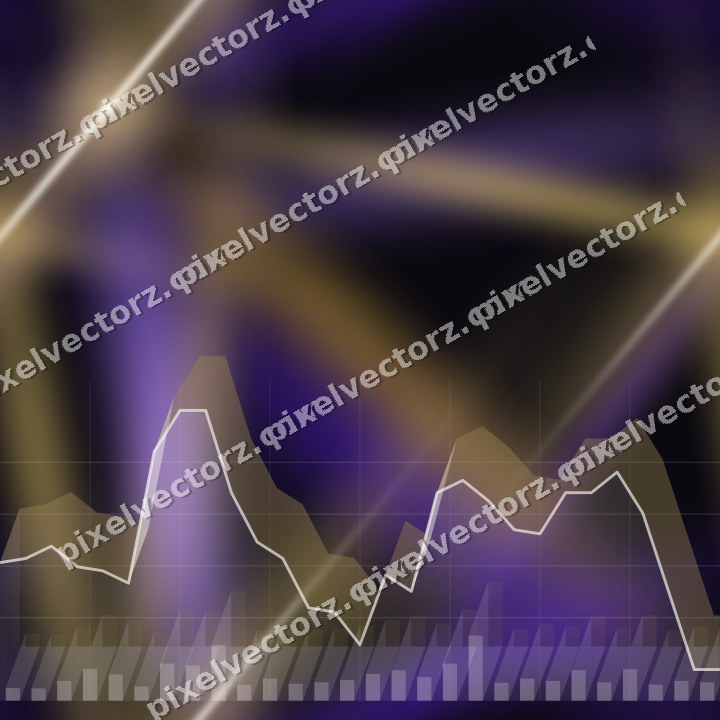 Nahtloser Neon Diagramm Hintergrund in Bernstein und Violett