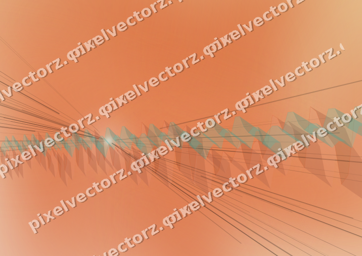 Soft pastel chart background in orange and teal