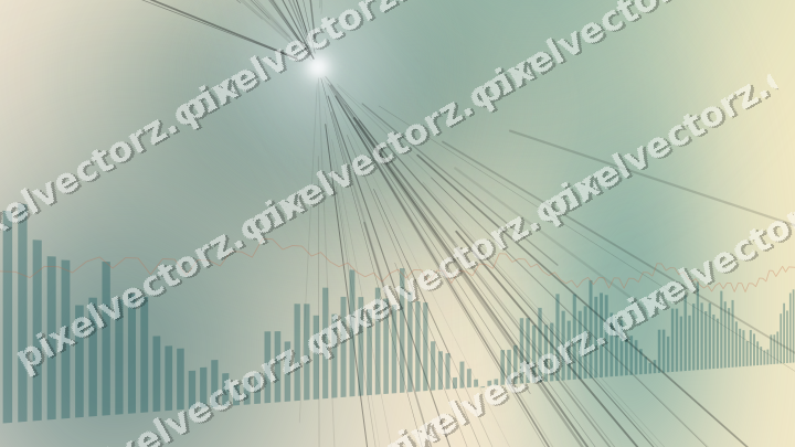 Soft pastel chart background in dark teal and orange