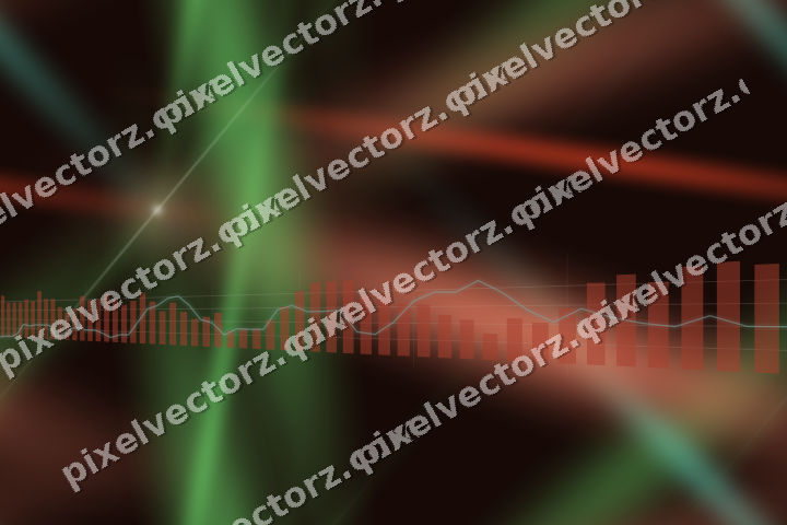 Nahtloser Neon Diagramm Hintergrund in Rot und Orange