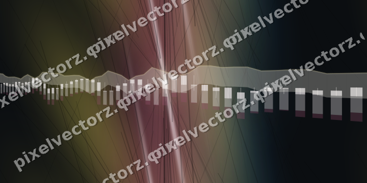 Nahtloser Neon Diagramm Hintergrund in Limette und Bernstein