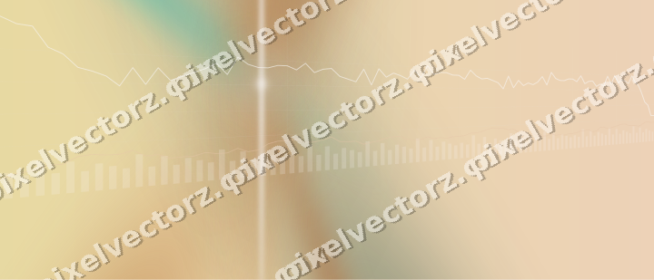 Soft pastel chart background in orange and teal